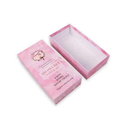 CDR Pink Exquisite Printing Cosmetics Packaging Boxes With Lids