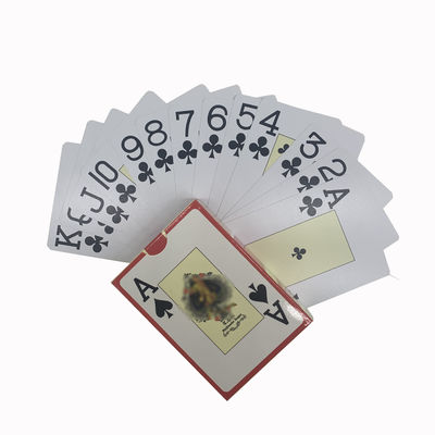 0.32mm Plastic Poker Cards SGS Custom Logo Playing Cards