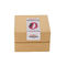 Foam Insert Square Kraft Electronics Packaging Box 120*120*100mm