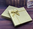 Matt Lamination Butterfly Ribbon Closure Rigid Cardboard Gift Boxes