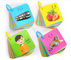 Square Shape Rigid Cardboard Kids Education Flash Cards 2mm Thick Children Learning Game Cards