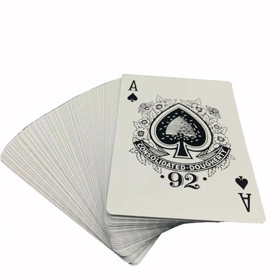 310gsm Black Core Paper CMYK Printed Poker Playing Cards For Casino Club