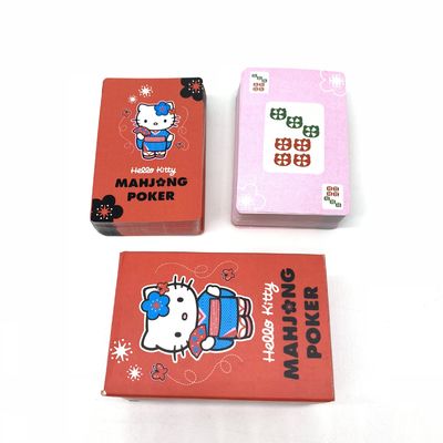 Customized Mahjong Poker Playing Card Games Printing With Matt Lamination