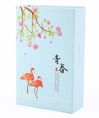 110g/M2 Book Shaped Gift Box With Magnetic Closing Lid OEM Printing