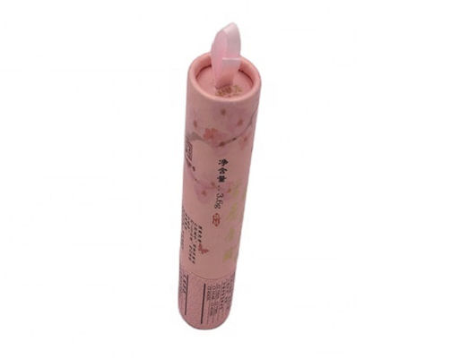 Handcrafted Kraft Paper Tube For Lip Balm With Ribbon Lid