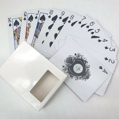 300gsm Casino Poker Cards 63*88mm German Black Core Paper
