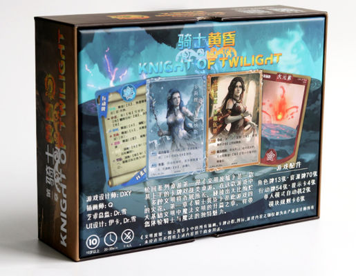 SGS 149 Cards Custom Game Card Printing With Rigid Box Packaging CMYK