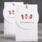 SGS Double Hang Tag Label UV Printed Hang Tags With String