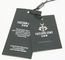 Black Swing 600dpi Paper Hang Tags For Clothing Offset Printing
