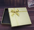 Matt Lamination Butterfly Ribbon Closure Rigid Cardboard Gift Boxes