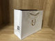 Custom CMYK Printing Cardboard Shopping Bags With Nylon Rope Handle